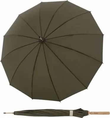 Obrázek produktu pro Doppler Nature Long Bamboo Deep Olive - EKO deštník