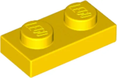 Produktbild von 50 Stück LEGO, Teil Nr. 3023 in Gelb (Yellow)