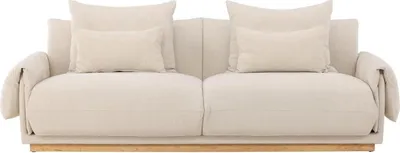 Produktbild von 3-Sitzer Sofa Mollösund aus Leinen - Beige