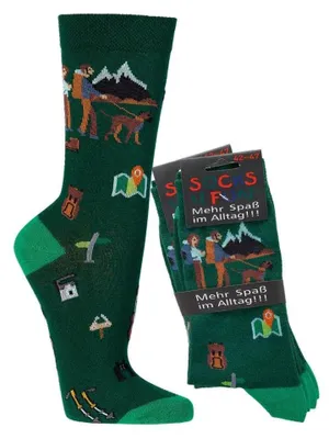 Imagen del producto de Calcetines divertidos para adultos, 2 pares con diseños coloridos