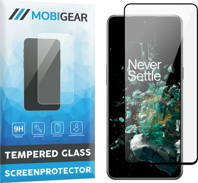 Produktbild von Mobigear Premium  OnePlus 10T Panzerglas Gehärtetes Glas Displayschutz - Hüllenfreundlich - Schwarz