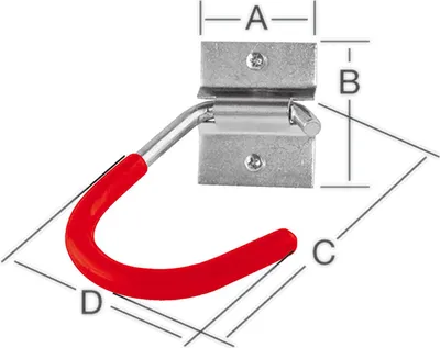 Produktbild von Vormann Fahrradhaken 125 x 90 x 75 x 58 mm verz.