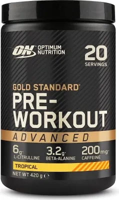 Produktbild von Optimum Nutrition Gold Standard, Pulver, Tropisch, L-Citrullin, 1 Stück(e), 420 g, Vitamin B12, Vitamin B6