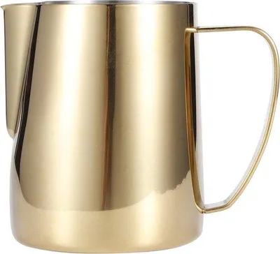 Produktbild von Famanu Milchschäumkanne aus Edelstahl - Elegantes Design, ergonomischer Griff