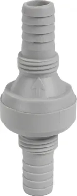Produktbild von Comet Rückschlagventil Inline für Schlauchleitung Wasserleitung Wasserpumpe X-FIX grau
