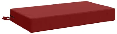 Obrázek produktu pro Polštář na sezení SOEST, 100% polyester, vínová barva, rozměry 70 x 40 x 10 cm