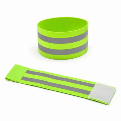 Produktbild von Reflektorband – Elastisches Reflektorband mit Klettverschluss für Arm & Bein, Sicherheitsbänder zum Joggen, Radfahren & Wandern