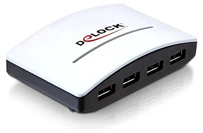 Immagine prodotto di Hub esterno Delock USB 3.0 a 4 porte con alimentatore