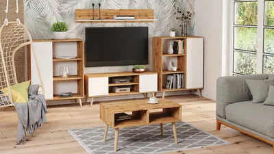 Produktbild von Couchtisch Sandi modern & stabil fürs Wohnzimmer aus Holzwerkstoff