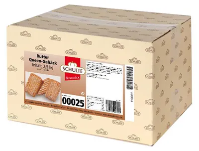 Zdjęcie produktu dla Schulte delikatne herbatniki maślane z polewą z cukru pudru 2500g