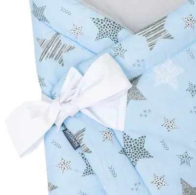Obrázok produktu pre Bellochi 2in1 do nárazu dieťaťa Strop detská sluch - 100% Cotónový strop - 75 x 75 cm - pre kočíky, detskú posteľ alebo detské sedadlo - celé rok - Öko -Tex certifikovaný - Rigel Star