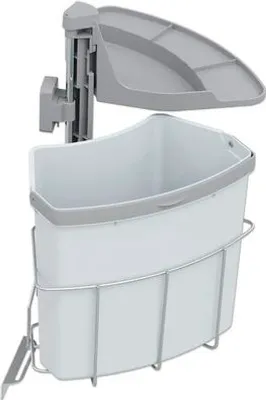 Produktbild von Vauth-Sagel Einbaumülleimer VS ENVI Center-1-18L 18 l silber grau