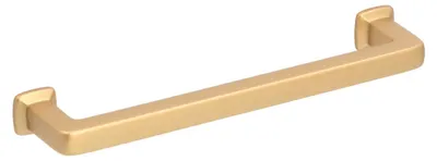 Image de Poignée pour meubles en zamac Entraxe 128mm Alucover laiton Lot de 6