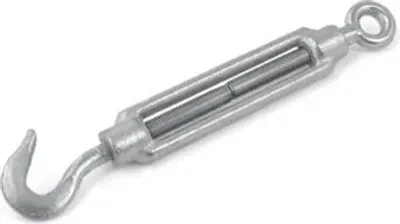 Produktbild von SPANNSCHLOSS HAKEN OSE M12 5 Stück verzinkt Spannschloß Seilspanner Spanner für Drahtseil