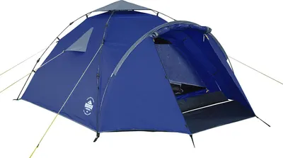 Produktbild von Lumaland Where Tomorrow 3-Personen-Pop-Up-Zelt Outdoor Familienzelt Wurfzelt blau