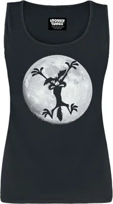 Produktbild von Looney Tunes Tank-Top Damen Coyote - Moon Jump schwarz XXL