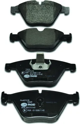 Produktbild von Bremsbelagsatz ohne Verschleißwarnung 20,3 mm HELLA für u.a. BMW 3er