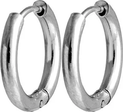 Produktbild von Creolen - Malia - Edelstahl - oval 25mm