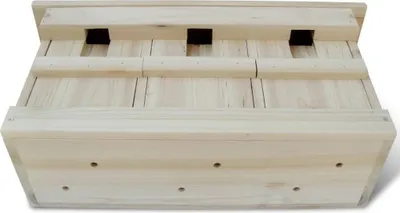 Obrázek produktu pro vidaXL Domeček pro vrabce 2 ks dřevo 44 x 15,5 x 21,5 cm