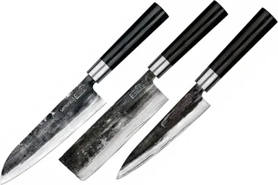 Produktbild von Samura Super 5 Professional Japanisches Kchenset mit drei Messern