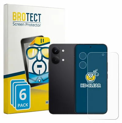 Produktbild von 6x Für Xiaomi Poco X8 Pro Max (Display+Kamera) Schutzfolie BROTECT Displayschutz Display Schutz Folie Klar Transparent