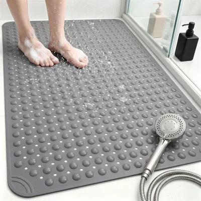 Productafbeelding van Antislip douchemat, met dubbele antisliplaag, 80 x 120 cm, geschikt voor in de douche