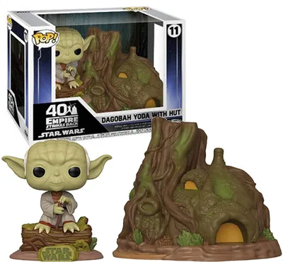 Produktbild von Star Wars - Dagobah Yoda With Hut 11 - Funko Pop! - Vinyl Figur