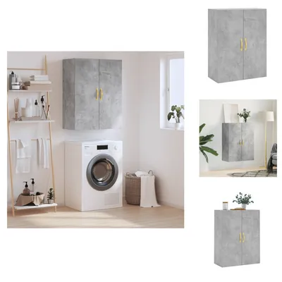 Produktbild von vidaXL Wandschrank Betongrau 69,5x34x90 cm - Sideboards