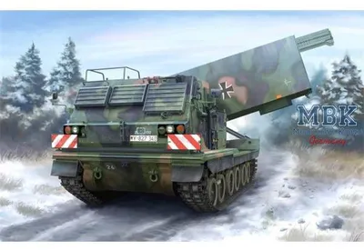 Productafbeelding van Trumpeter M270/A1 Multiple Launch Rocket System, schaal 1:35