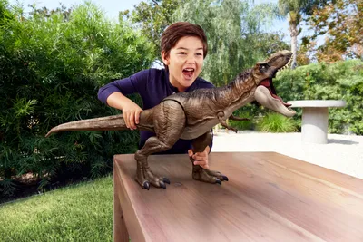 Produktbild von Jurassic World Riesendino Tyrannosaurus-Rex-Dinosaurierfigur für Kinder ab 4 Jahren