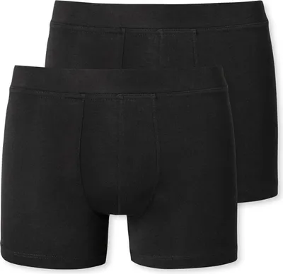 Produktbild von Schiesser Schüler Jungen 2 er Pack Shorts Gr. 140  schwarz