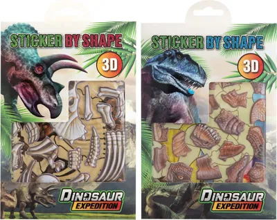 Produktbild von Kreative Bastelgruppe Dinosaurier-Expedition Dino-Aufkleber 3D