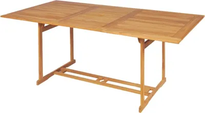 Produktbild von vidaXL 7-tlg. Garten-Essgruppe Massivholz Teak