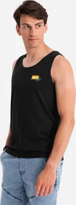 Produktbild von Ombre Clothing Herren-Tank-Top VIbe schwarz M