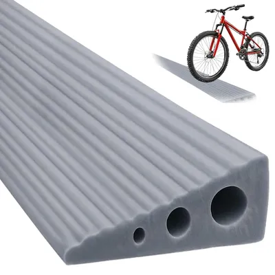 Produktbild von Schwellenrampe 3 x 7 x 100 cm, PVC Rampe für Rollstuhl und E-Scooter