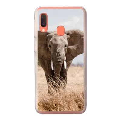 Produktbild von MuchoWow® Handyhülle Schutzhülle Hülle für Samsung Galaxy A20e Elefant - Natur - Tiere - Porträt Silikon Softcase Handy Hülle - Abdeckung