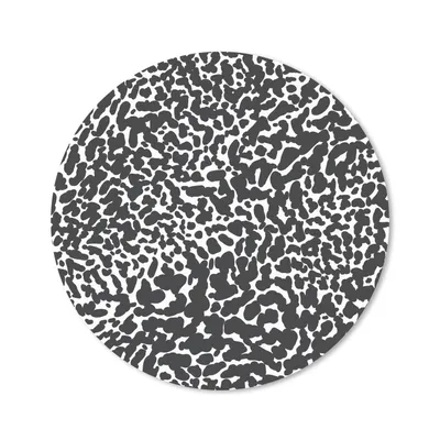 Produktbild von MuchoWow® Mauspad Mousepad Muster - Pantherdruck - Schwarz - Weiß 30x30 cm - Mousepads - Maus Mat - Pad - Mausunterlage - Tischunterlage - Schreibtischmatten