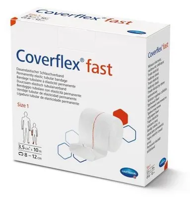 Image de Pansement tubulaire Coverflex fast taille 1 3,5 cmx10 m blanc 1 pc
