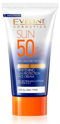 Image de Eveline Cosmetics Crème solaire éclaircissante pour le visage SPF50 50ml