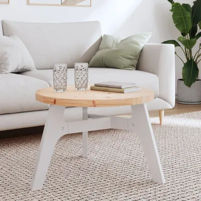 Produktbild von vidaXL Tischplatte Rund Ø60x3 cm Massivholz Kiefer