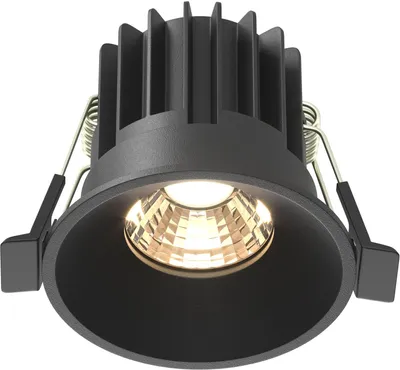 Obrázok produktu pre Technical Einbauleuchte Round Schwarz DL058-7W3K-B