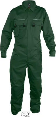 Produktbild von SOLs ProWear 80902 | Herren Workwear Overall Solstice Pro - Farbe: Bottle Green - Größe: XL (50/52)