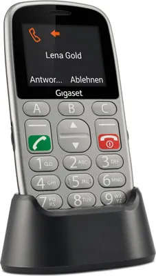 Produktbild von Gigaset GL390 5,59 cm (2,2") 88 g Silber Basic Mobiltelefon