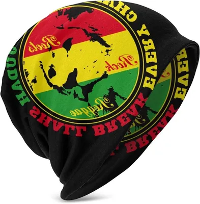 Strickmütze Beanie Unisex Rasta Winter Mütze atmungsaktiv Laufen Fahrrad