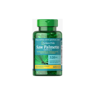 Produktbild von Sägepalmenextrakt 320 mg 60 Weichkapseln Puritans Pride