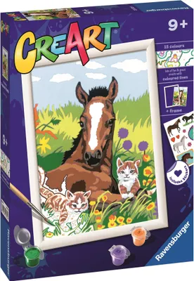 Immagine prodotto di Ravensburger 235728 CreArt Cavallo e gattini