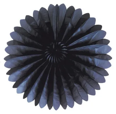 Produktbild von Dekofächer Schwarz 60cm, schwer entflammbar
