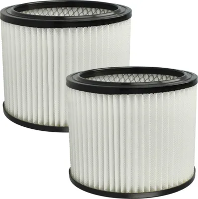 Produktbild von vhbw 2 Staubsaugerfilter kompatibel mit Scheppach ASP50, ASP50-ES Staubsauger - HEPA-Filter Weiß