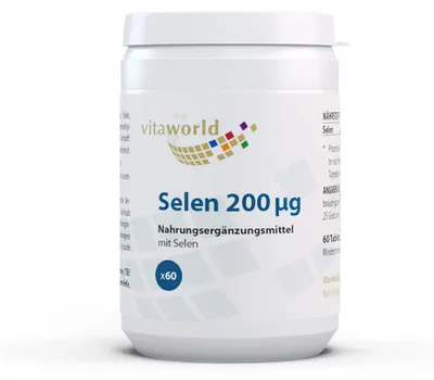 Image de vitaworld Sélénium 200 mcg en comprimés, 60 comprimés