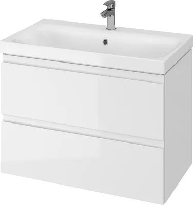 Zdjęcie produktu dla Zestaw Design 975 Moduo 80 White Dsm (szafka + umywalka)
